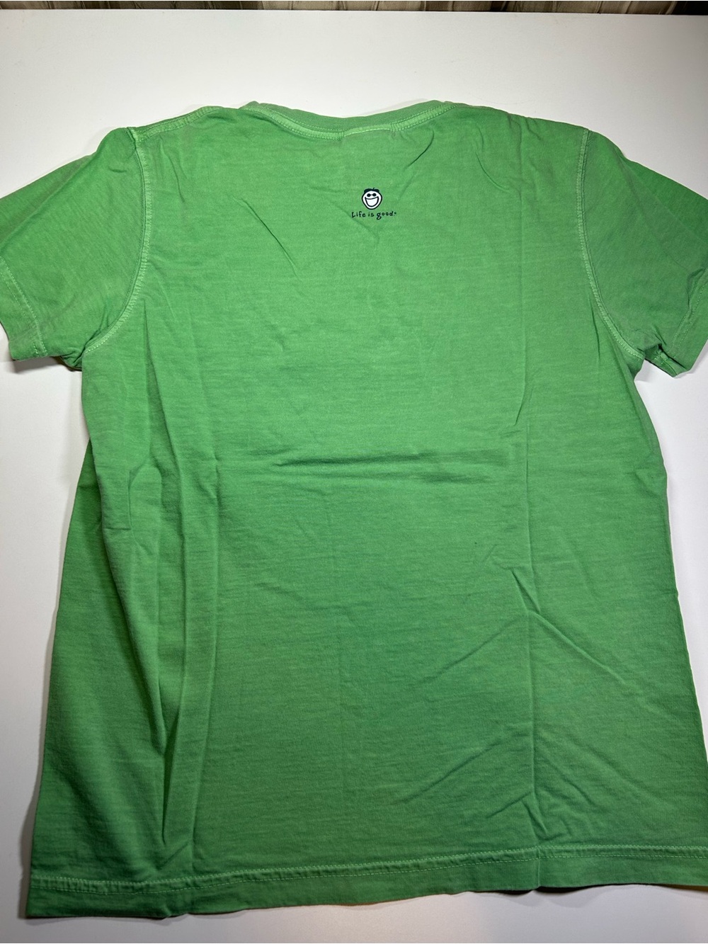 Life Is Good Women's Small Short Sleeved T Shirt Happy Jake Yellow Dog LIG - Picture 9 of 11